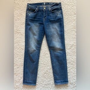 7 For All Mankind Josefina Skinny Jeans 28